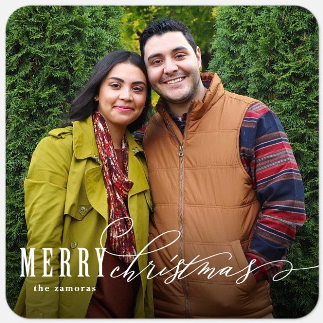 Type Duo Holiday Photo Cards