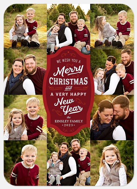 Christmases Past Holiday Photo Cards