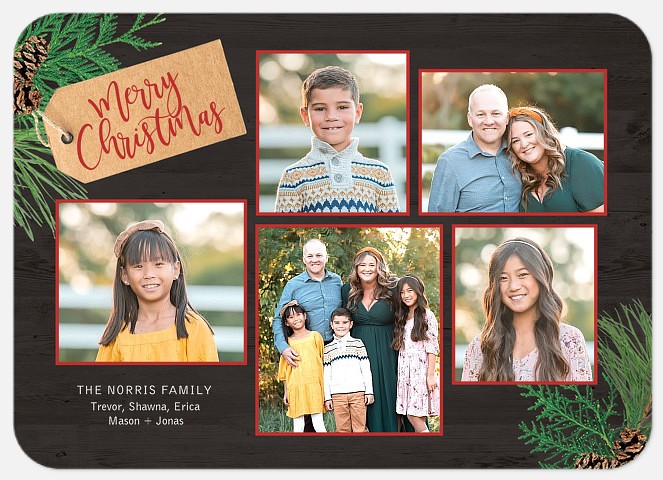 Simply Tagged Holiday Photo Cards