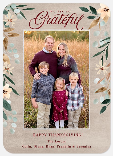 Grateful Thanksgiving Cards