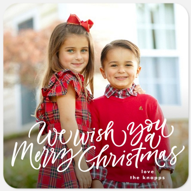 Warm Wishes Holiday Photo Cards
