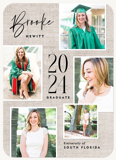 Pinboard Collage | Graduation Invitations