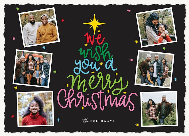 Bright Wishes Personalized Holiday Cards