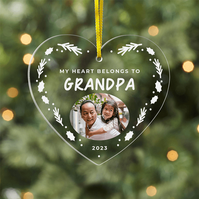 My Heart Personalized Ornaments