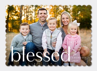 Blessed Holiday Card