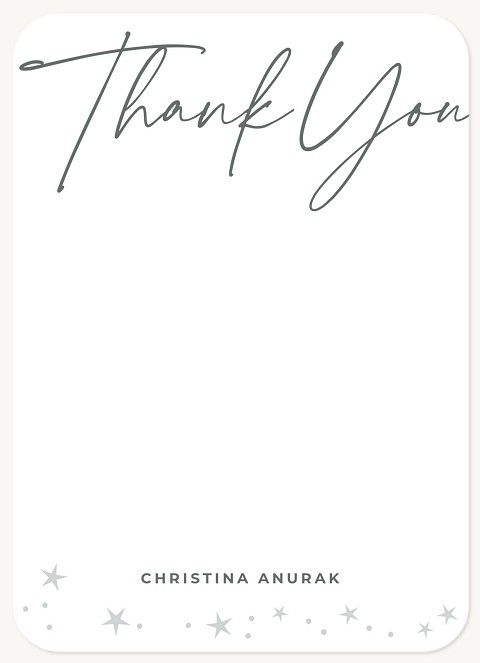 Starry Gratitude Thank You Cards 