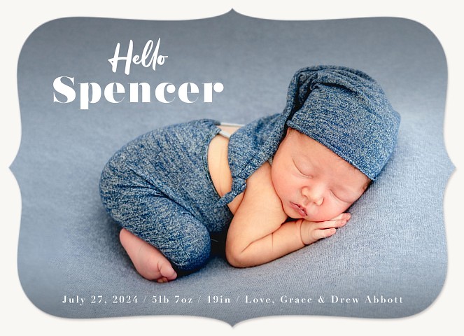 Little Hello Baby Announcements