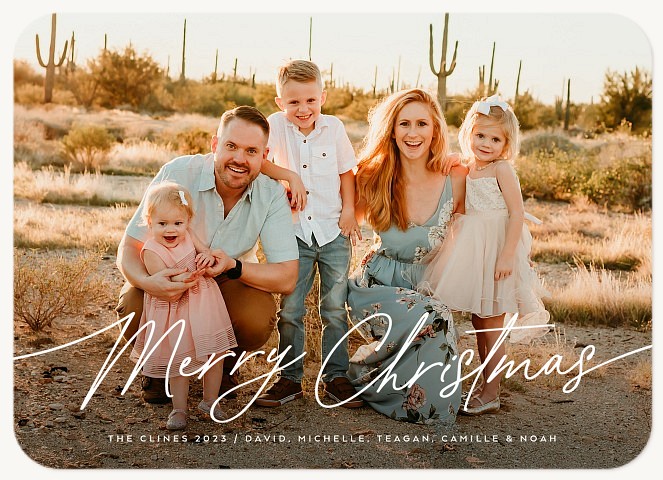 Sweetly Written Photo Holiday Cards
