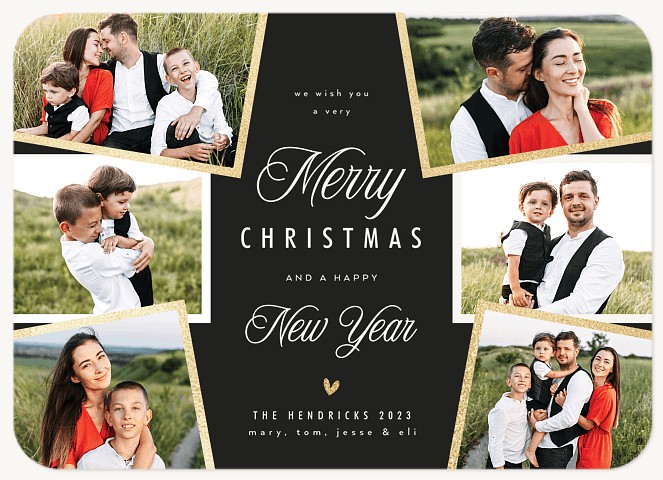Classic Six Personalized Holiday Cards