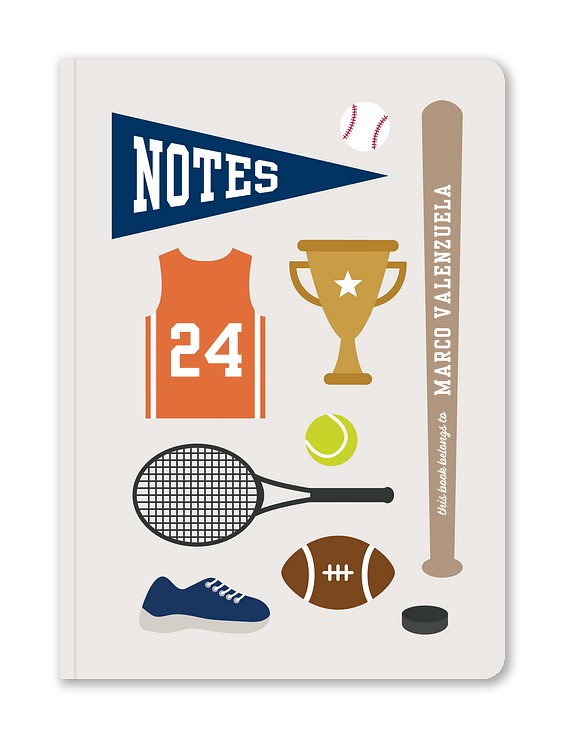 Sports Fanatic Custom Softcover Journals