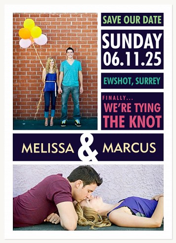 Urban Chic Save the Date Cards