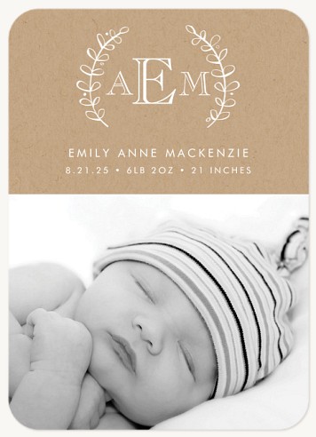 Laurel Branches Baby Announcements