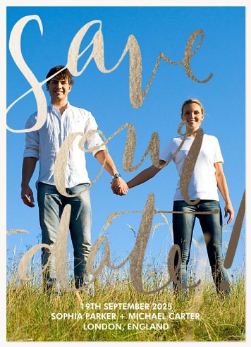 Wedding Glow Save the Date Cards