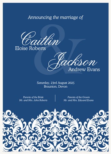 Wedding Trellis Wedding Announcements