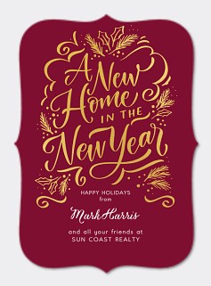 New Home, New Year Card