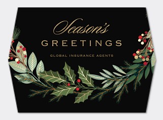 Gilded Berries Card
