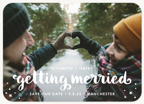 Getting Merried Save the Date Cards