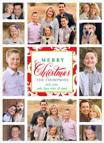 Peppermint Merriment Christmas Cards