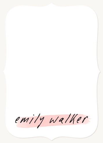 Blush Brush  Stationery