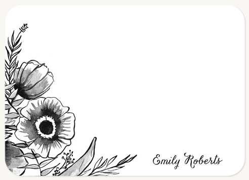 Illustrated Bouquet Stationery