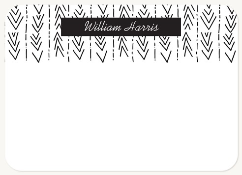 Tribal Arrow Print Stationery