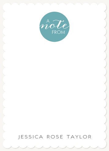 A Simple Note Stationery