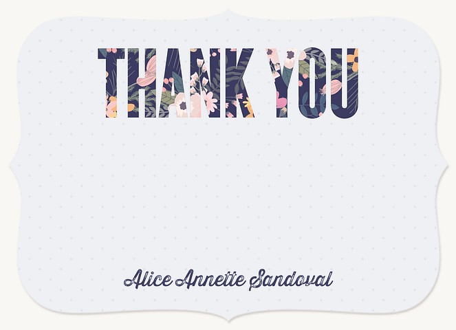 Boho Thank You Thank You Cards for Women