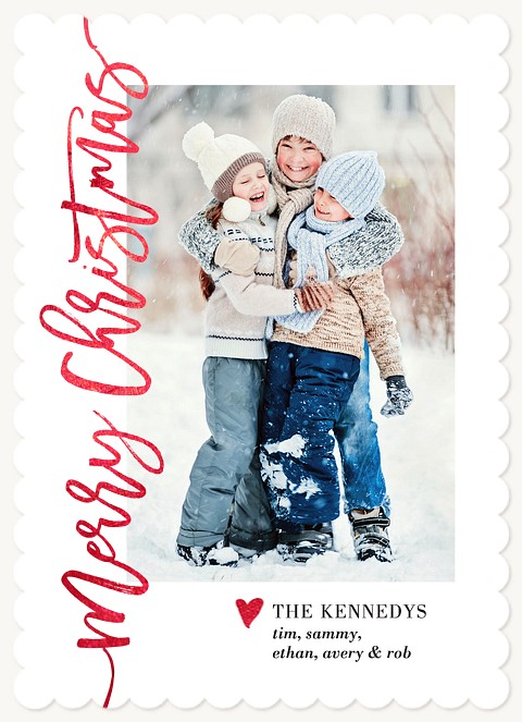 Cheery Tidings Personalized Holiday Cards