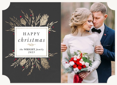Gilded Trimmings Christmas Cards