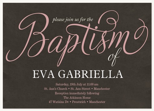 Beautiful Baptism Christening Invitations | Christening Invites