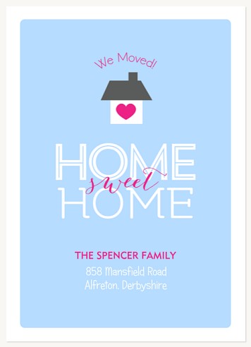 Charming Home We've Moved Announcements