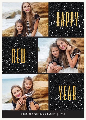 Dazzling Year Christmas Cards