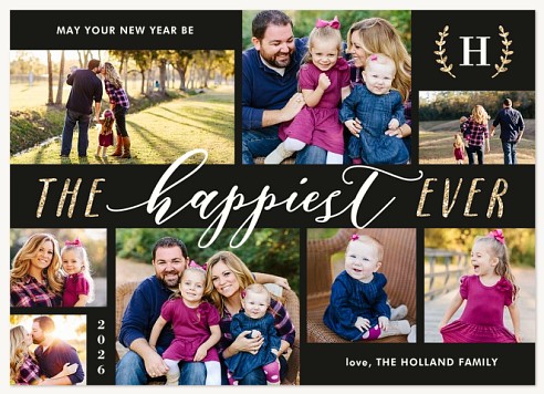Glittering Laurels Christmas Cards