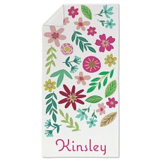 Colorful Flora Beach Towel
