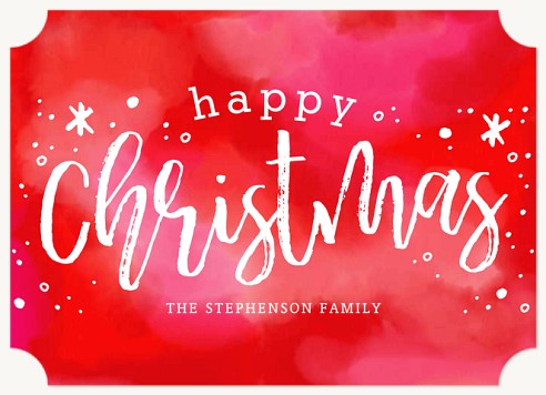 Merry Watercolour Christmas Cards