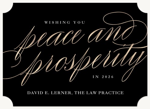 Peaceful Elegance Christmas Cards for Business