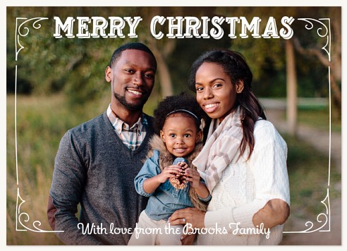 Elegant Frame Christmas Cards