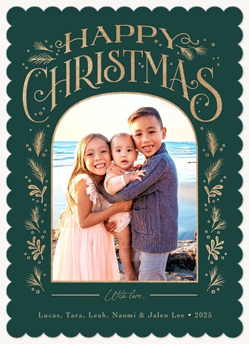 Festive Embellishments Christmas Cards