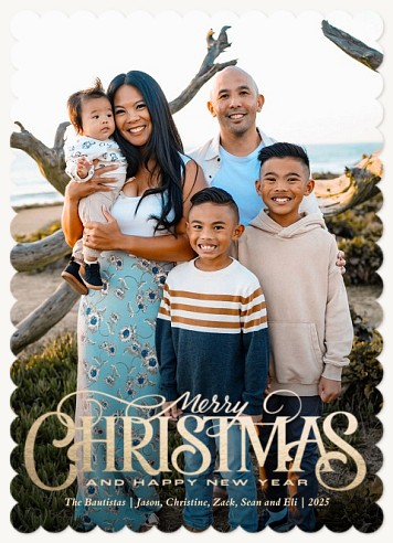 Christmas Lettering Christmas Cards