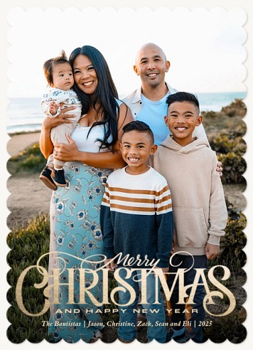 Christmas Lettering Christmas Cards
