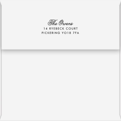 Uptown Chic Return Address Envelopes