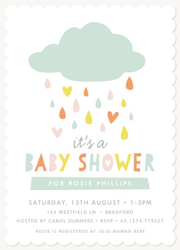 Sprinkling Fun Baby Shower Invites
