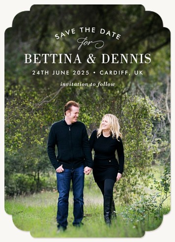Chic Simplicity Save the Date Cards