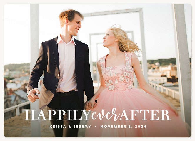 Happily Ever After Wedding Save the Date Magnets