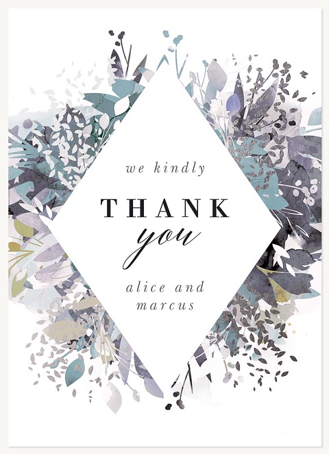 Modern Wildflowers Thank You Cards 