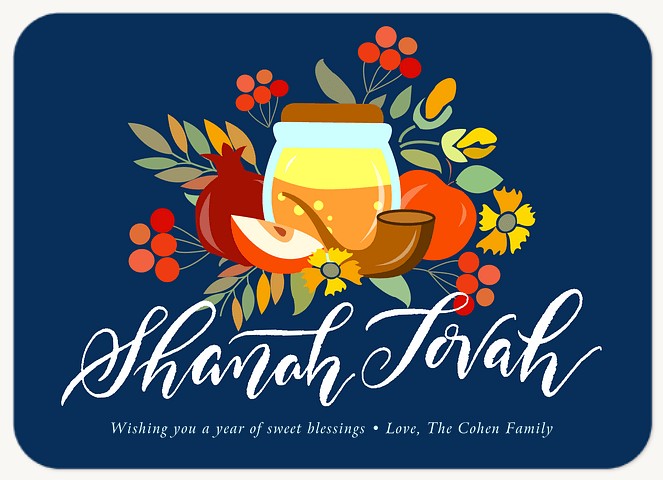 Warmth & Prosperity  Rosh Hashanah cards
