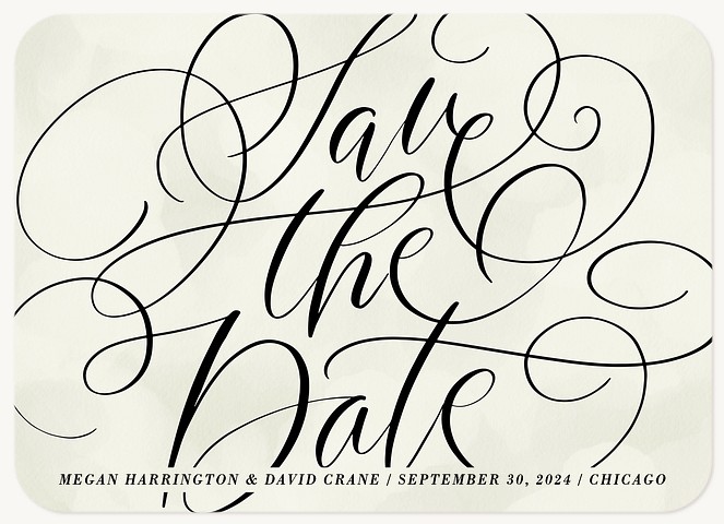 Scripted Romance Save the Date Cards