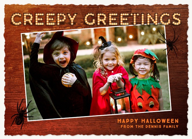 Creepy Greetings Halloween Cards