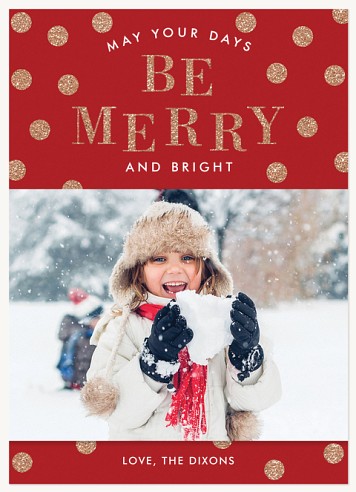 Whimsical Shimmer Christmas Cards