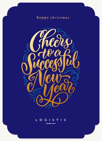 Cheers to Success Christmas Cards for Business